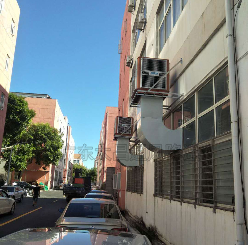 陶瓷廠降溫方案怎么做？看這家大型陶瓷車間環(huán)?？照{(diào)工程效果