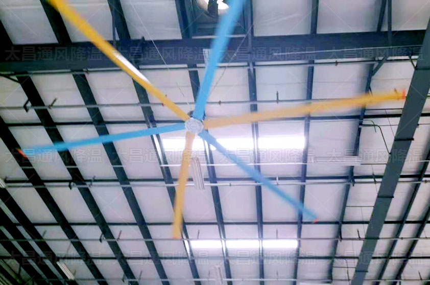 剛結(jié)構(gòu)廠房工業(yè)大風(fēng)扇如何安裝呢？