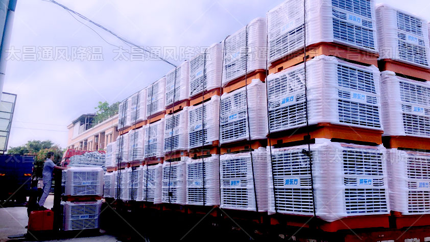 解決印染車間悶熱異味問題，高溫廠房降溫方案