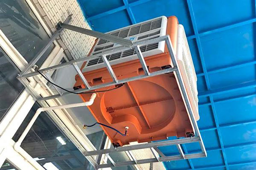 潤(rùn)東方環(huán)?？照{(diào)解決車間高溫悶熱 送清涼