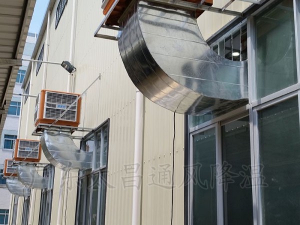 潤(rùn)東方環(huán)保空調(diào)又解決一家鋼結(jié)構(gòu)廠房高溫困擾